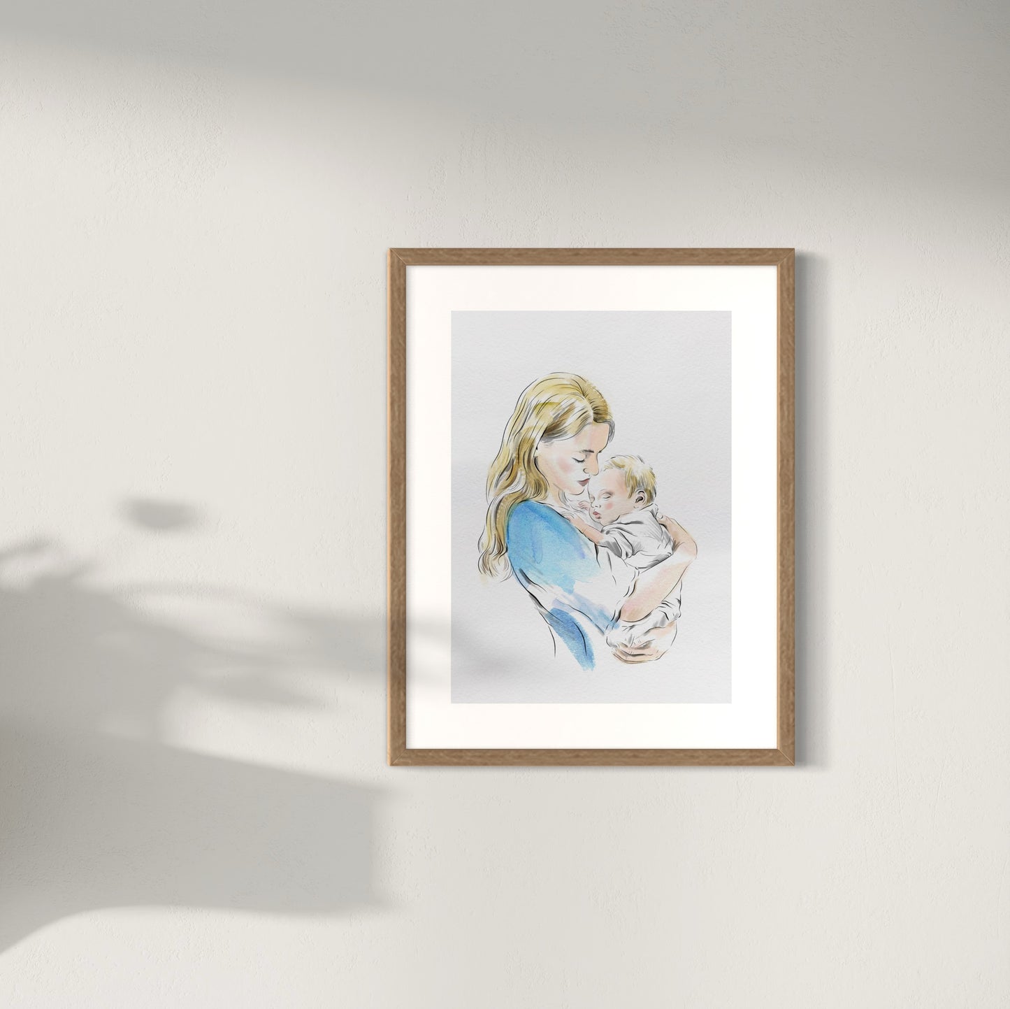 Bespoke Mum & Baby Illustration