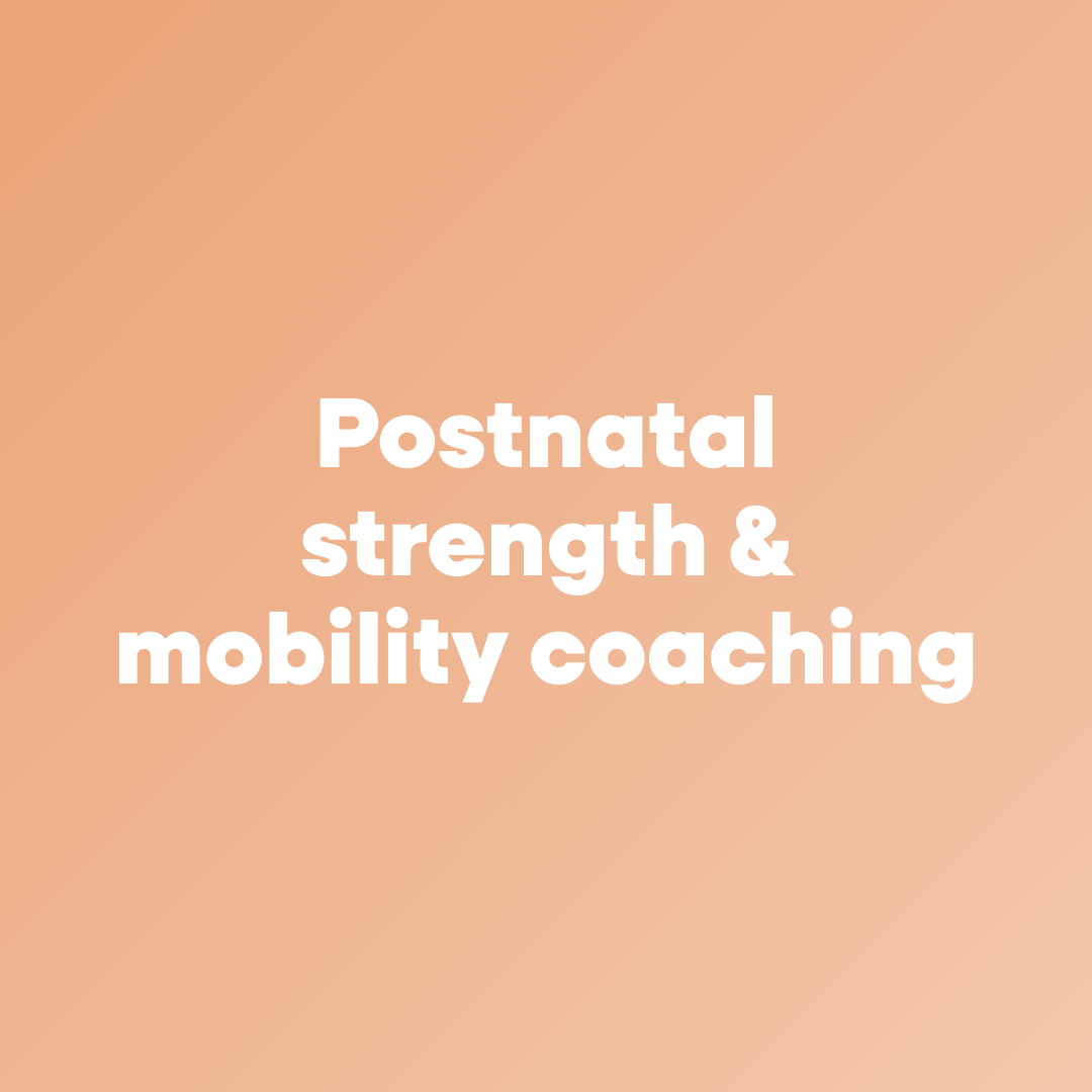 1-1 Coaching & Personalised Training Plan for Strength & Mobility