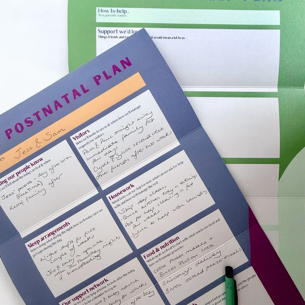 Postnatal Planning Guides - Set of Two Posters