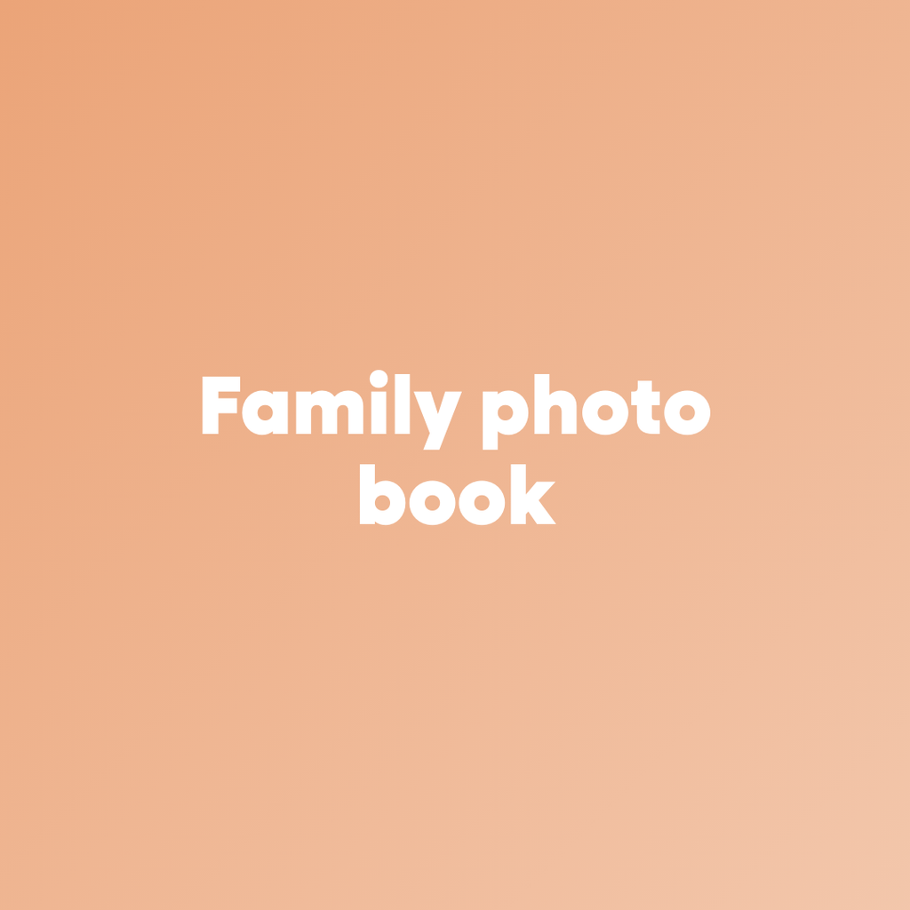 Family Photo Book - Premium Quality Keepsake