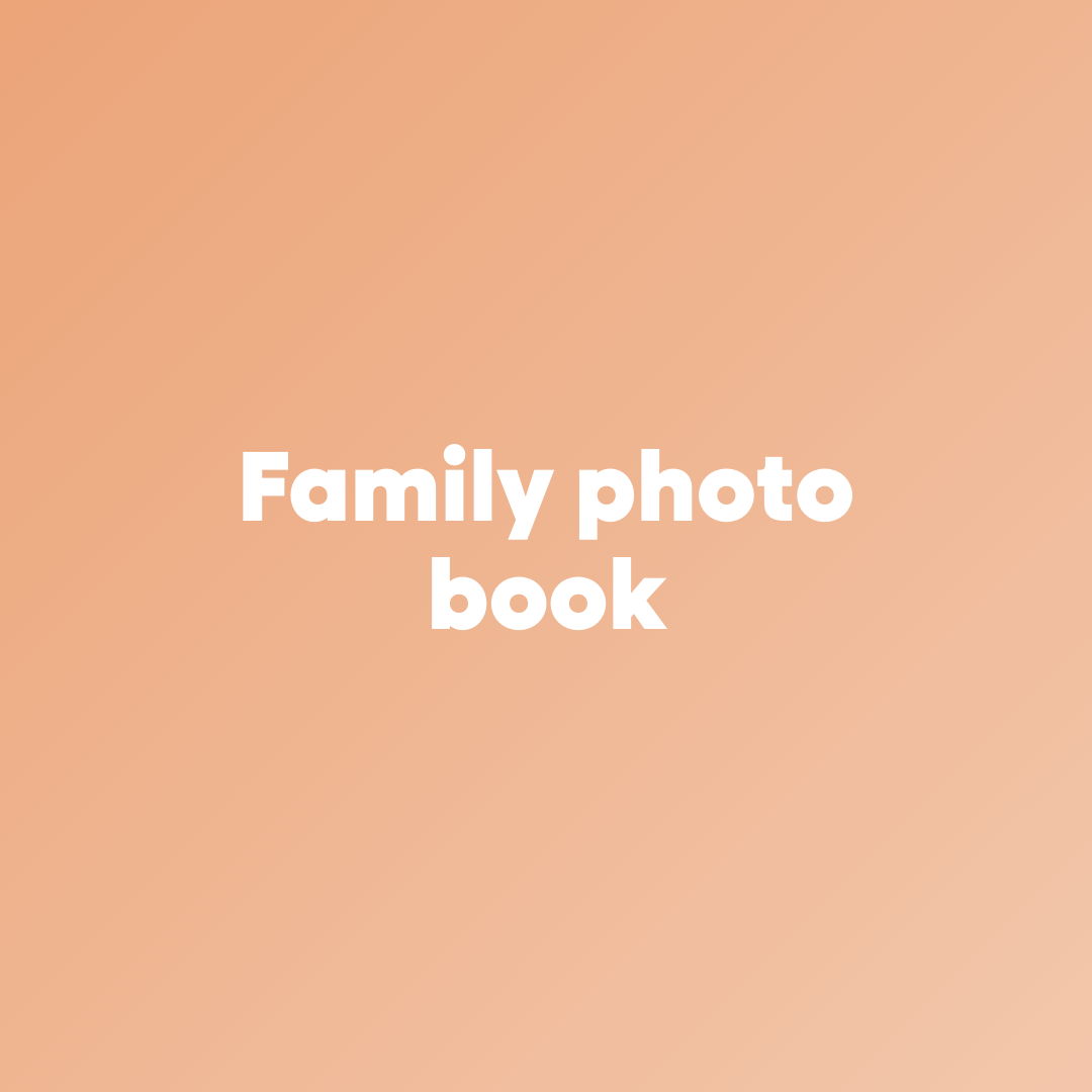 Family Photo Book - Premium Quality Keepsake
