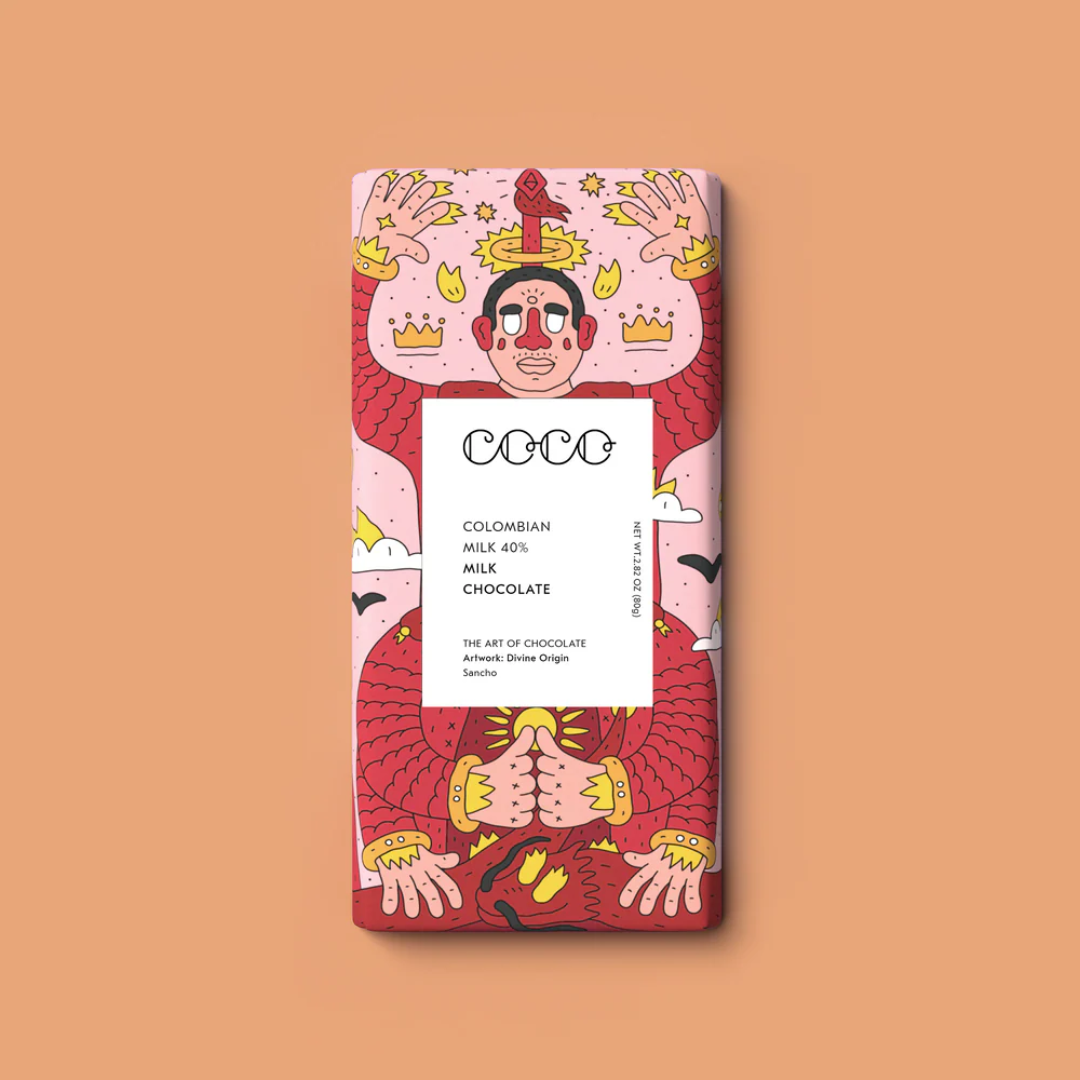 Coco Chocolatier Colombian Milk 40% Chocolate