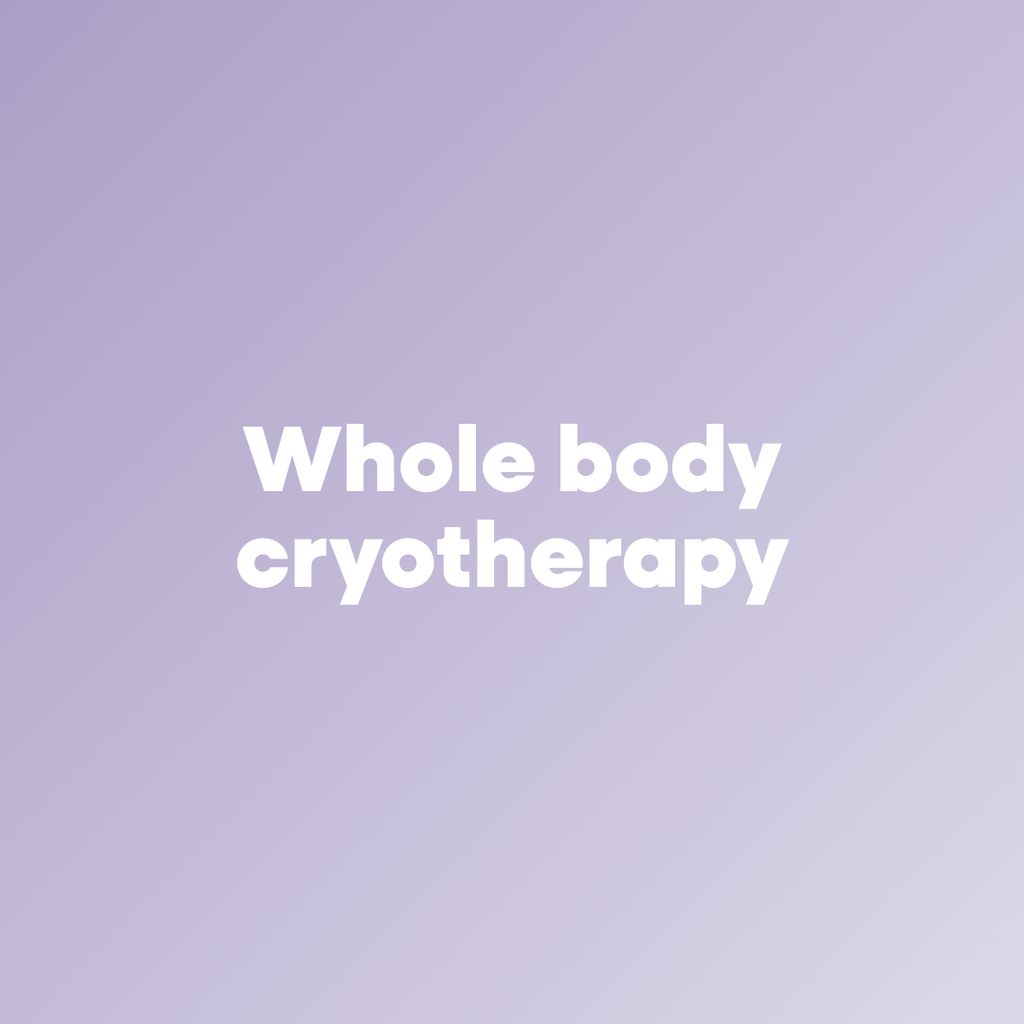 Whole Body Cryotherapy - Package of Four Sessions