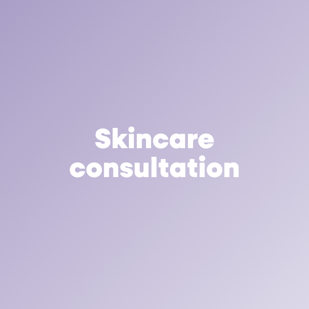 1 to 1 skincare consultation