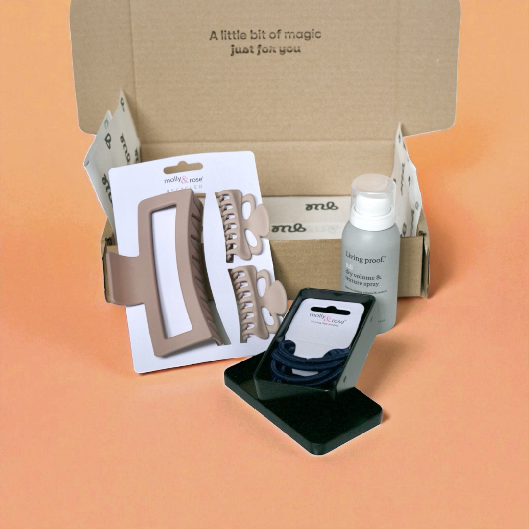 Mums' hair essentials box