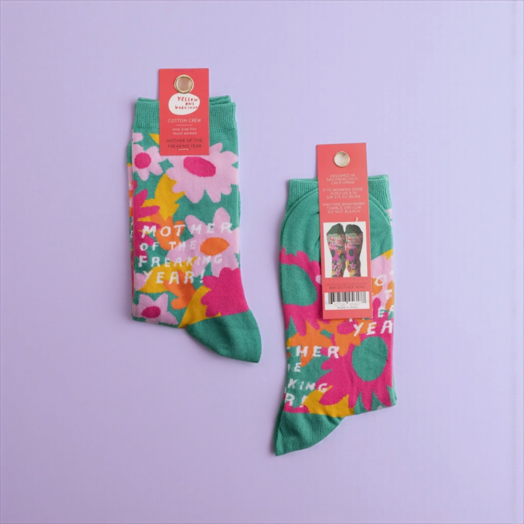 Mother of the Freaking Year Socks