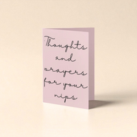 handwritten card